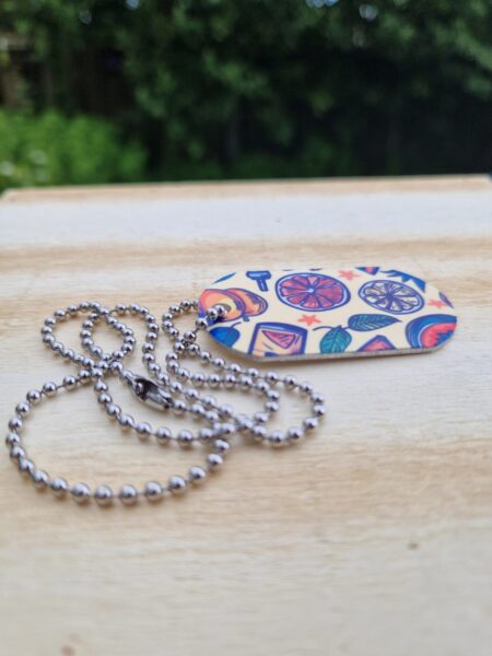 Naamplaatjes sleutelhanger of ketting