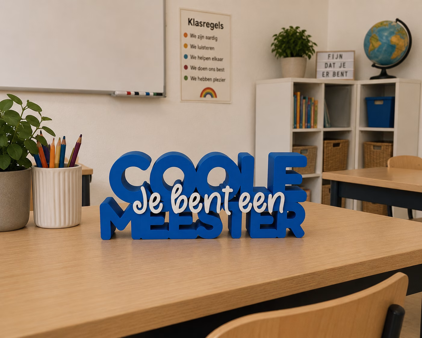 Coole Meester Tekstblok